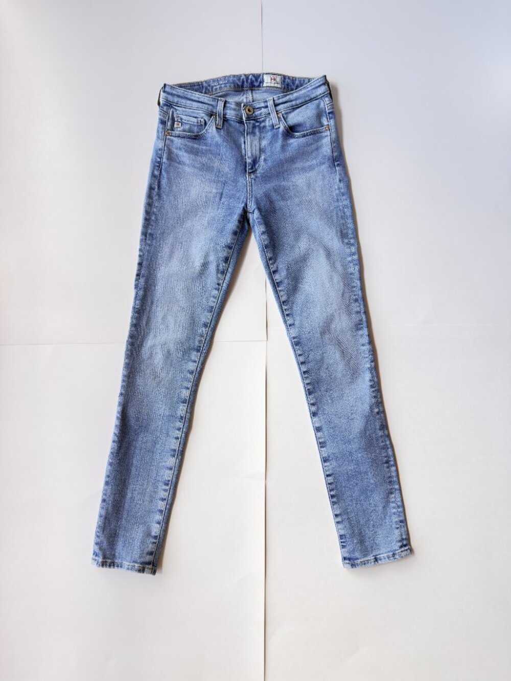 AG Prima Ankle Jeans Women's Size 24R Provenance Blue (Adriano Goldschmied)